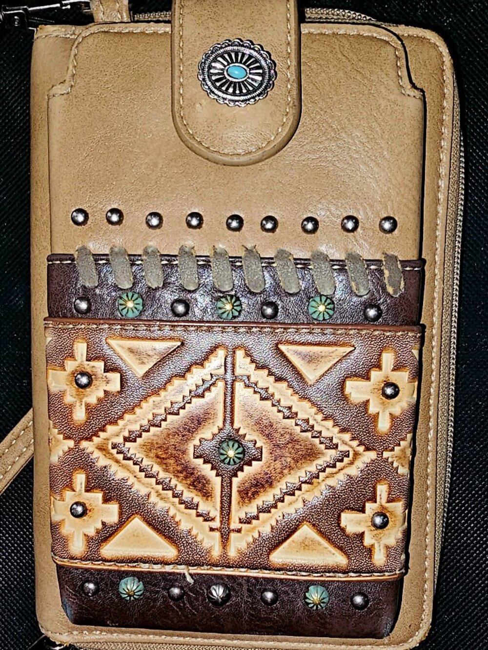 Montana West Aztec Wallet Wristlet Cell Phone Purse Southwest